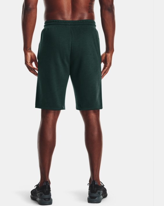Men's Project Rock Charged Cotton® Fleece Shorts, Green, pdpMainDesktop image number 1